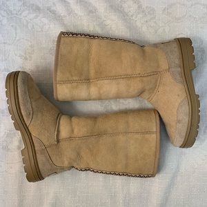 ugg ultimate tasman tall boots tan vintage